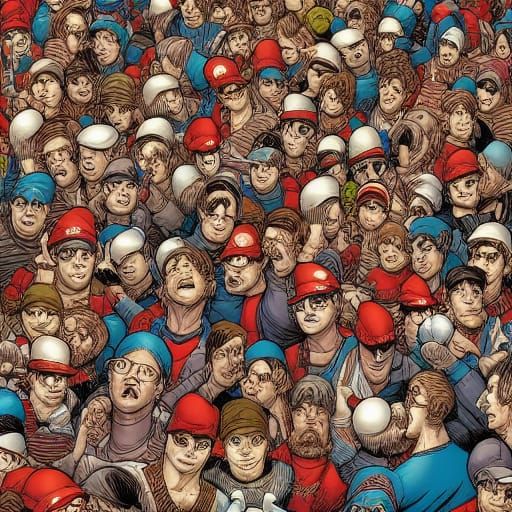 Comic Book Art: Where's Waldo?