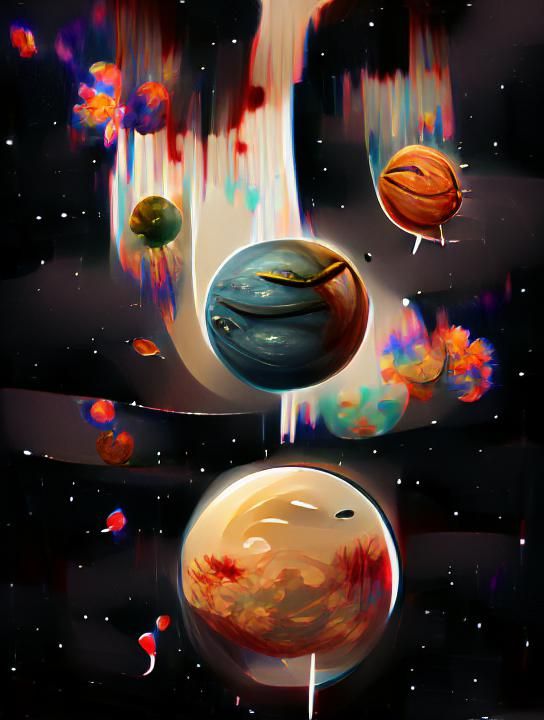 Planetary Collision in Deep Space
