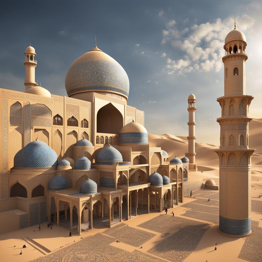 Arabic Calligraphy Art: The Word Allah