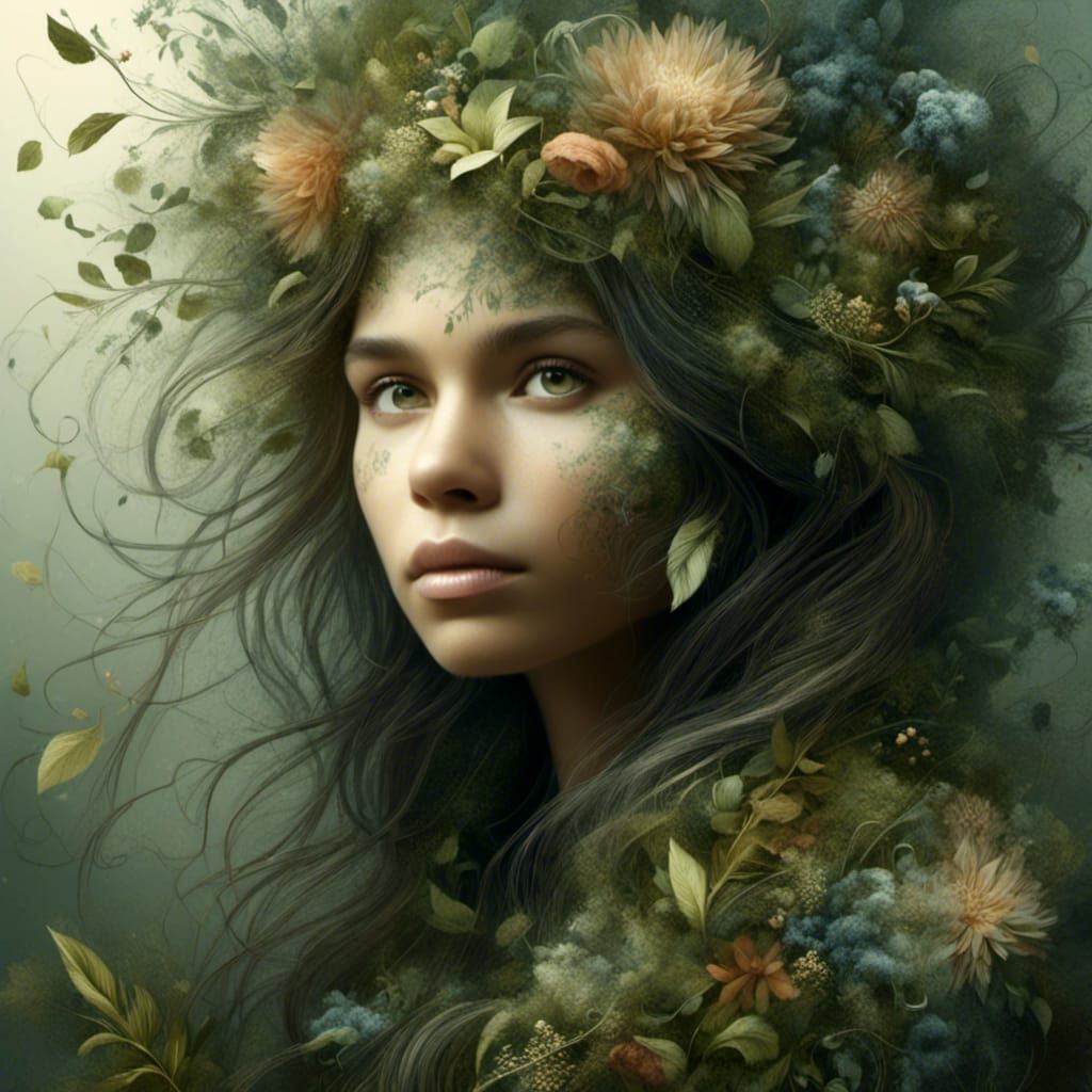 Fast Car in Vivid Nature Landscape