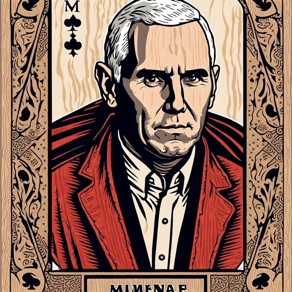 Mike Pence as Pashtun Sheikh Wanted Poster