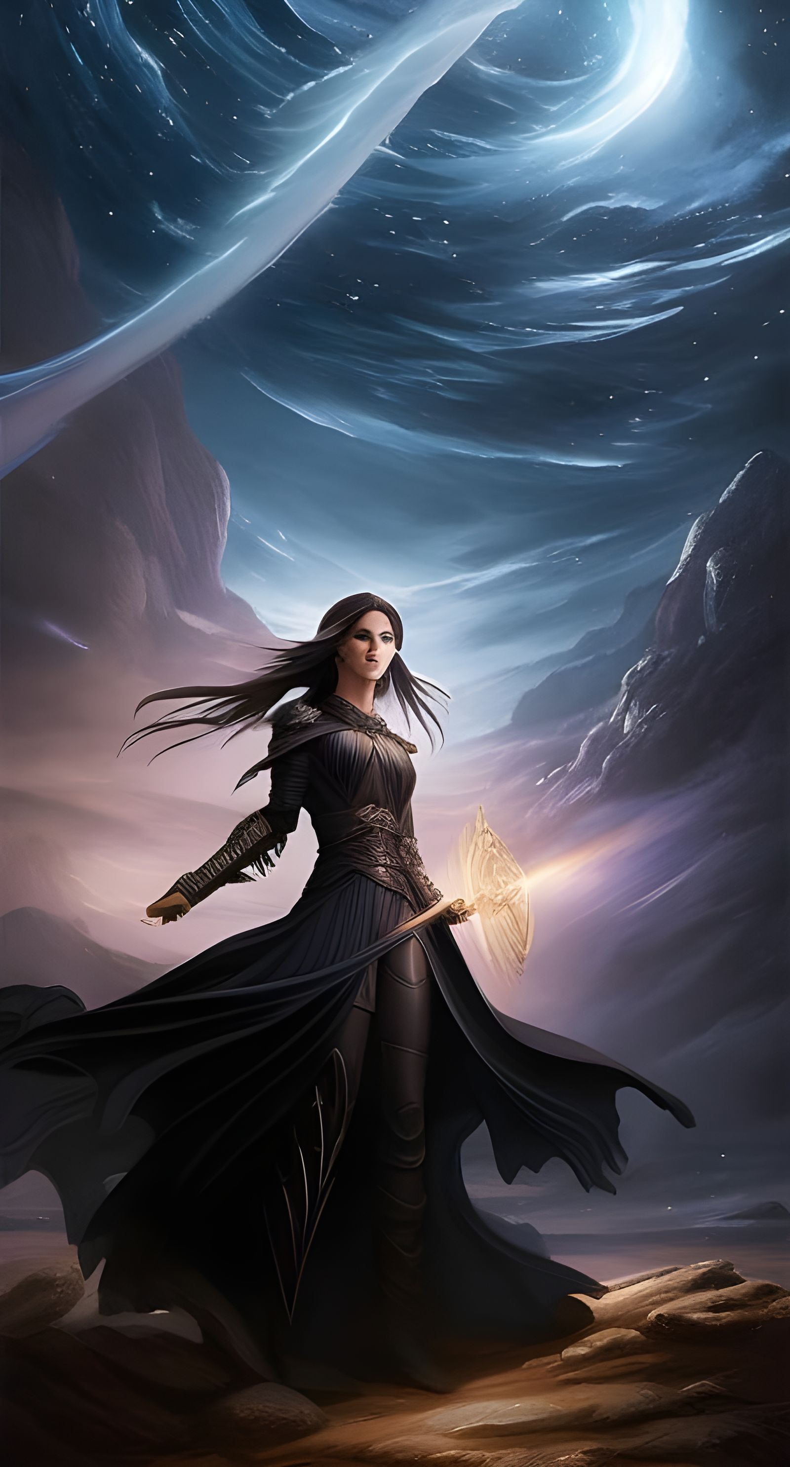 Magical Truthwatcher of the Cosmere in Hyper-Realistic Style