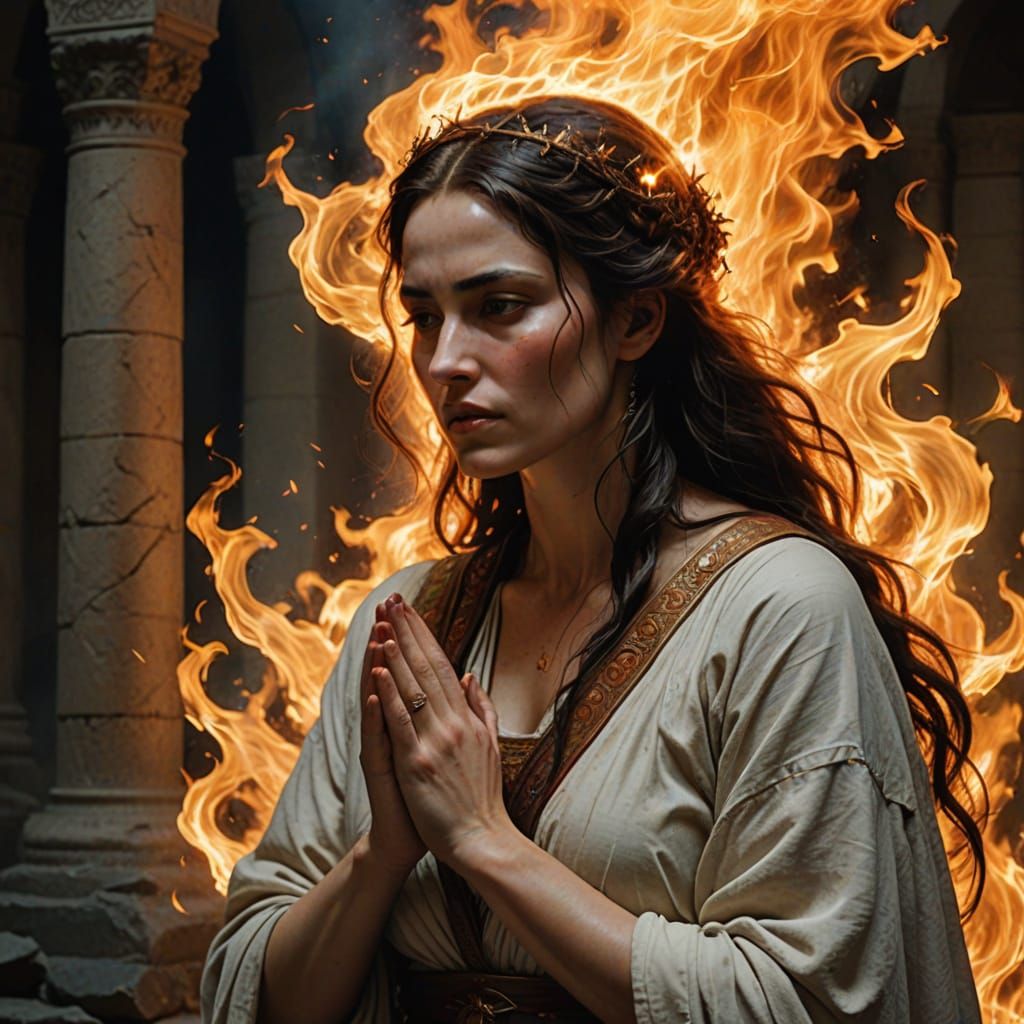 Woman of Defiant Flame