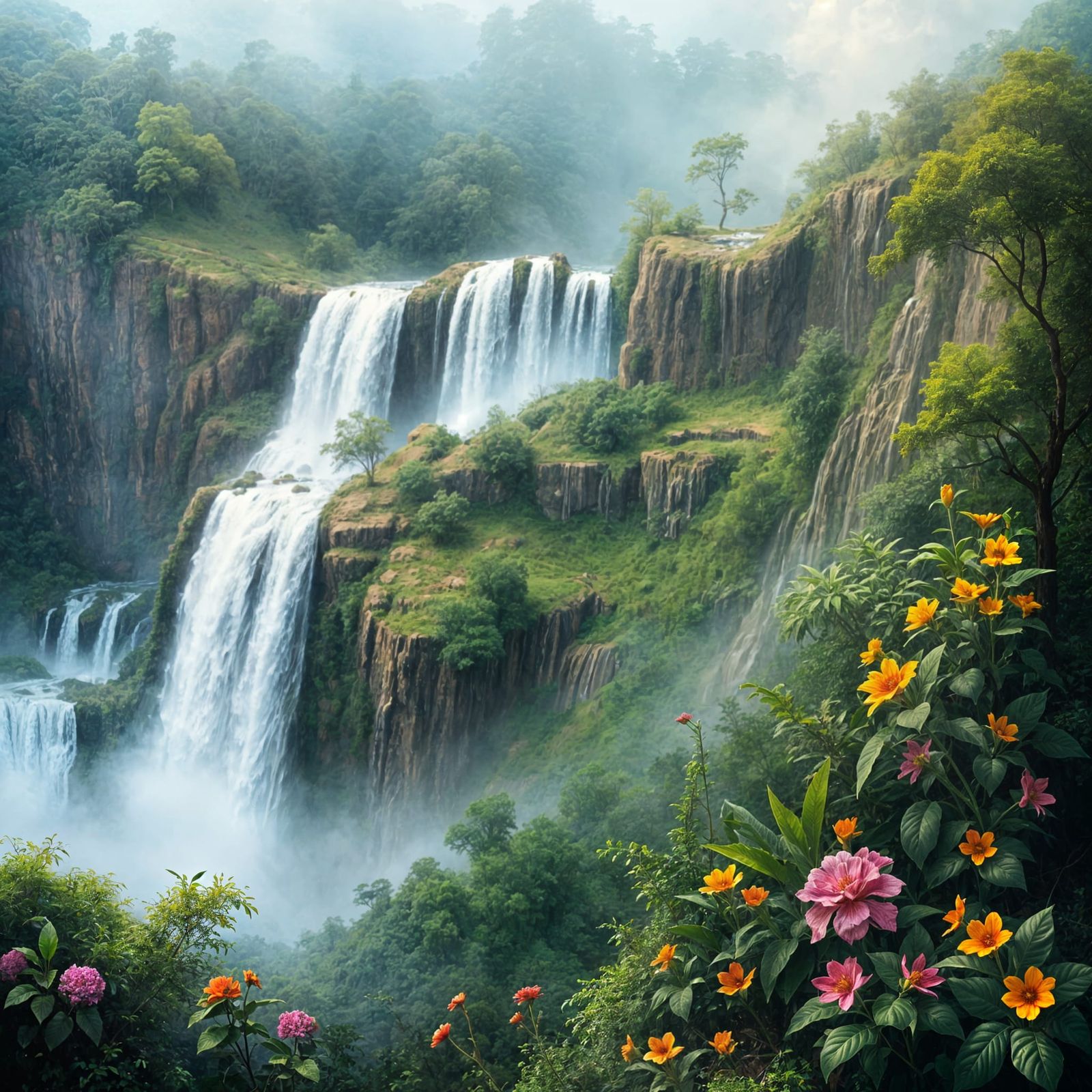 Zimbabwe Waterfall Landscape: A Natural Wonder