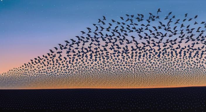 Starling Murmuration: A Bird Ballet in Flight