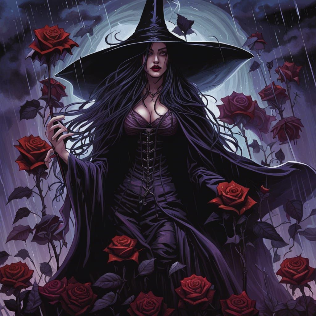 Gothic Vampire Fairy in Dark Fantasy Art