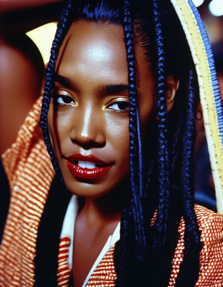 Glamorous 80s New York Siren in Bohemian Upscale Style