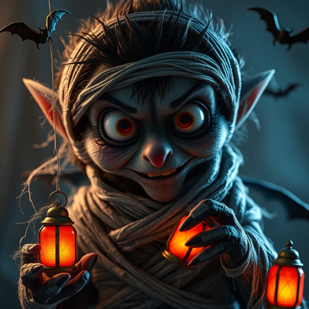 Charismatic Vampire in Dark Fantasy Halloween Art