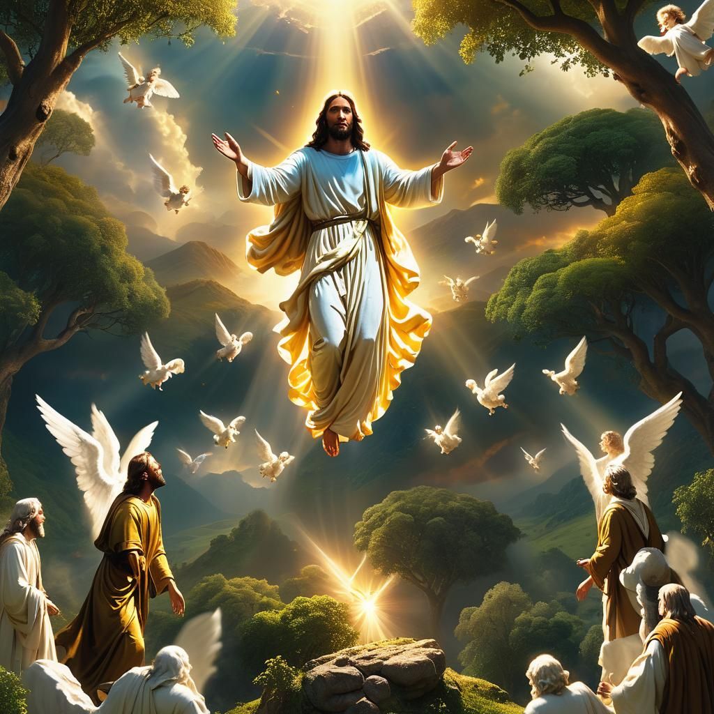 Jesus Christ's Descent: A Divine Cinematic Vision