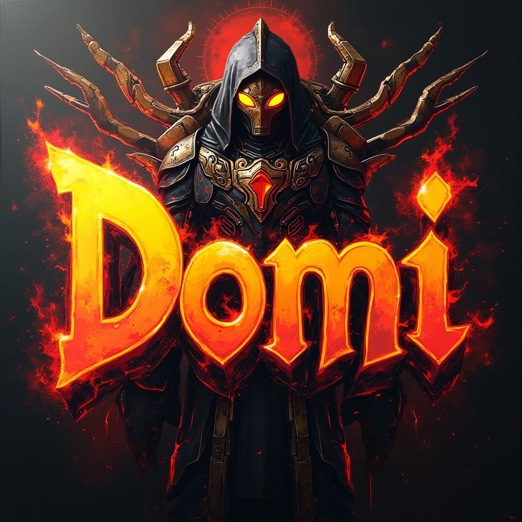 Vibrant Graffiti Scene with Belion, Commander of the Shadows