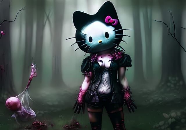 Gothic Hello Kitty's Wild Onion Dream