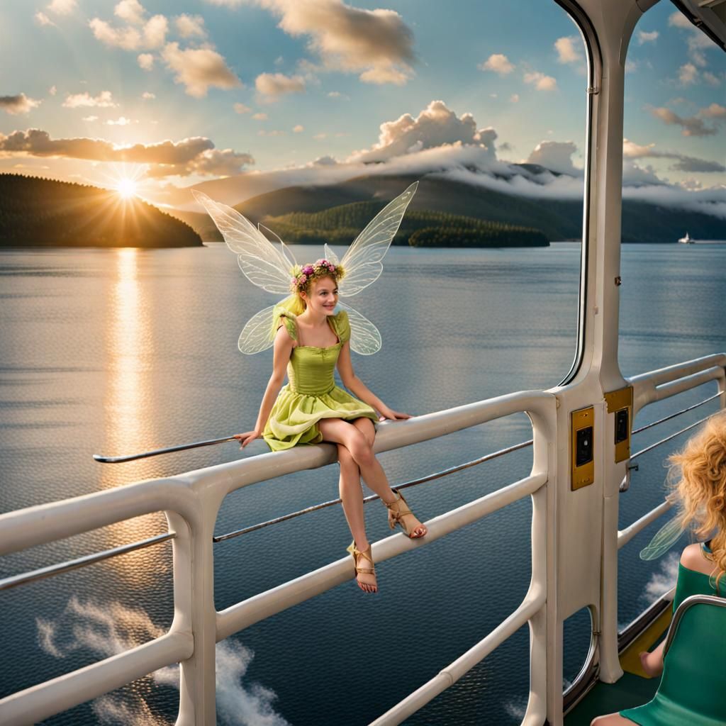 fairy on a ferry
