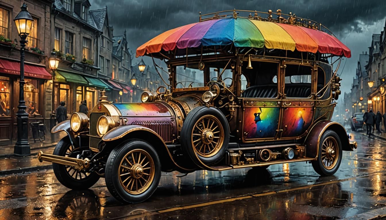 Rainbow Car