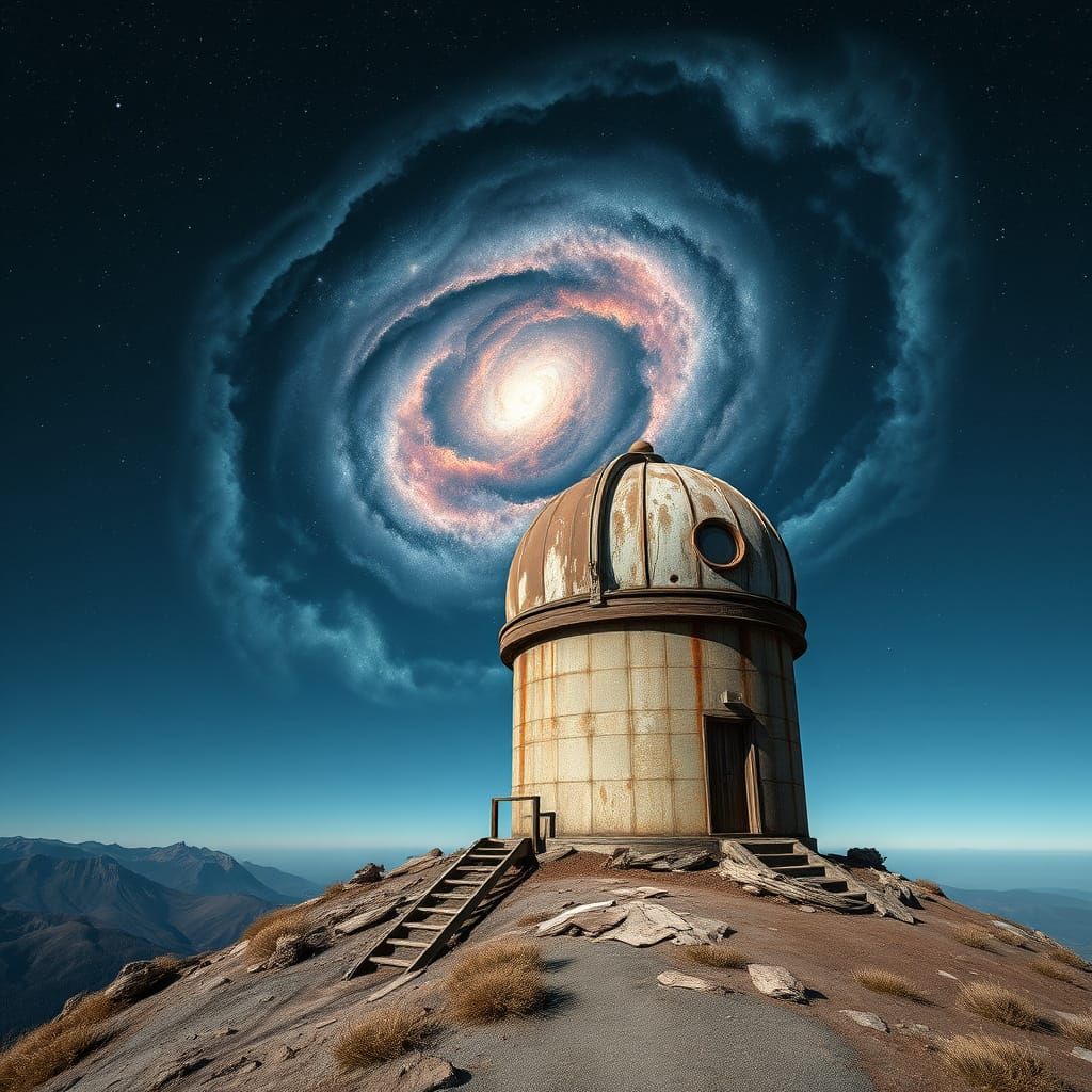 Abandoned Observatory on Windswept Peak Reveals Cosmic Nebul...