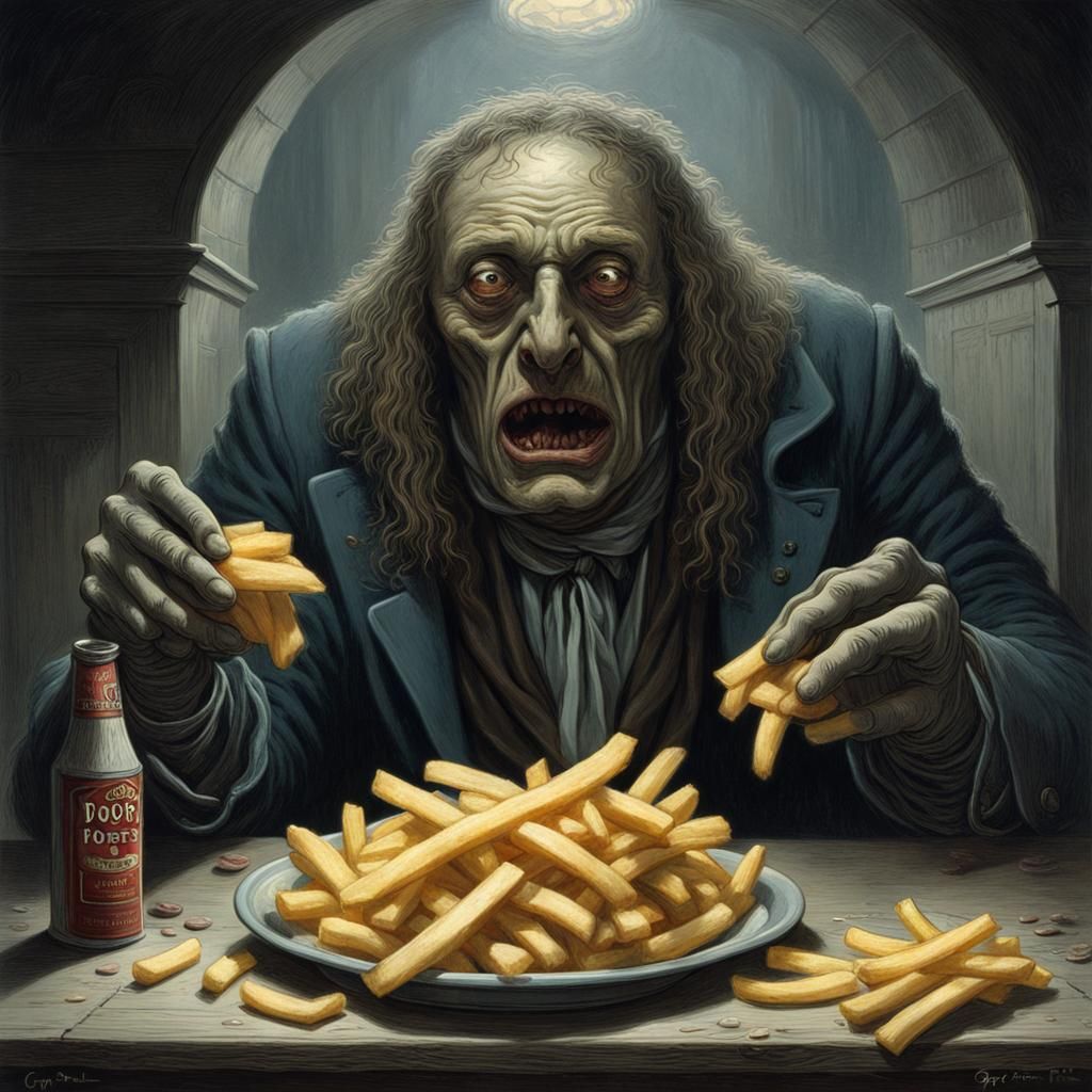 Fries in Horror Style of Gustave Doré