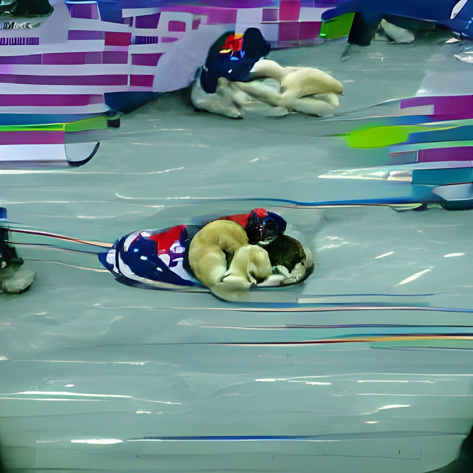 Olympic Dog-Snuggling Competition Image