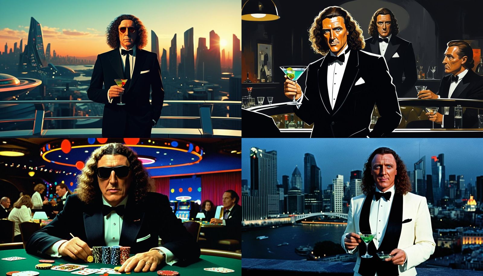 Weird Al Yankovic as James Bond