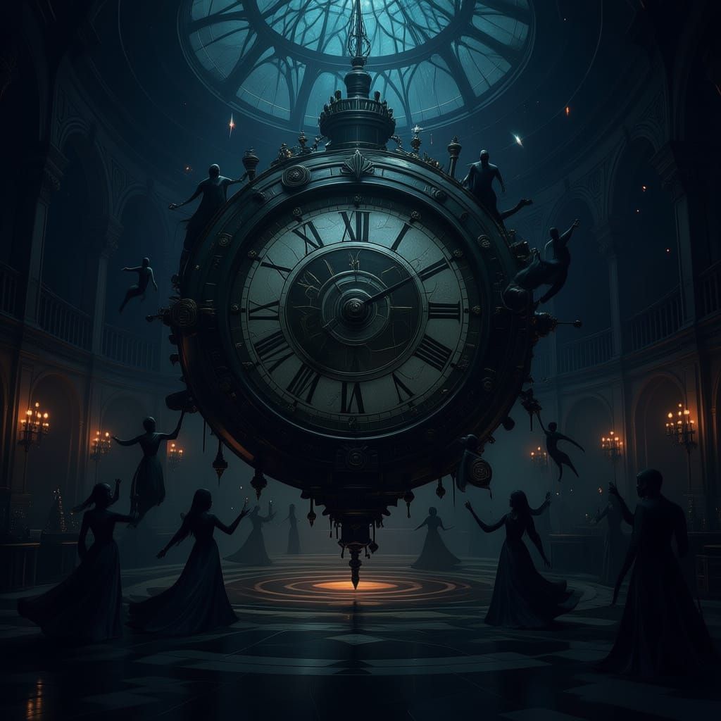 Spooky New Year's Eve Ball in Fantastical Style