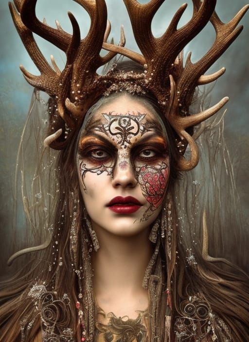 Ofnira, The Occult Druidess