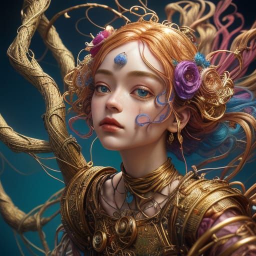 Dreamlike Puppet in Surreal Digital Painting