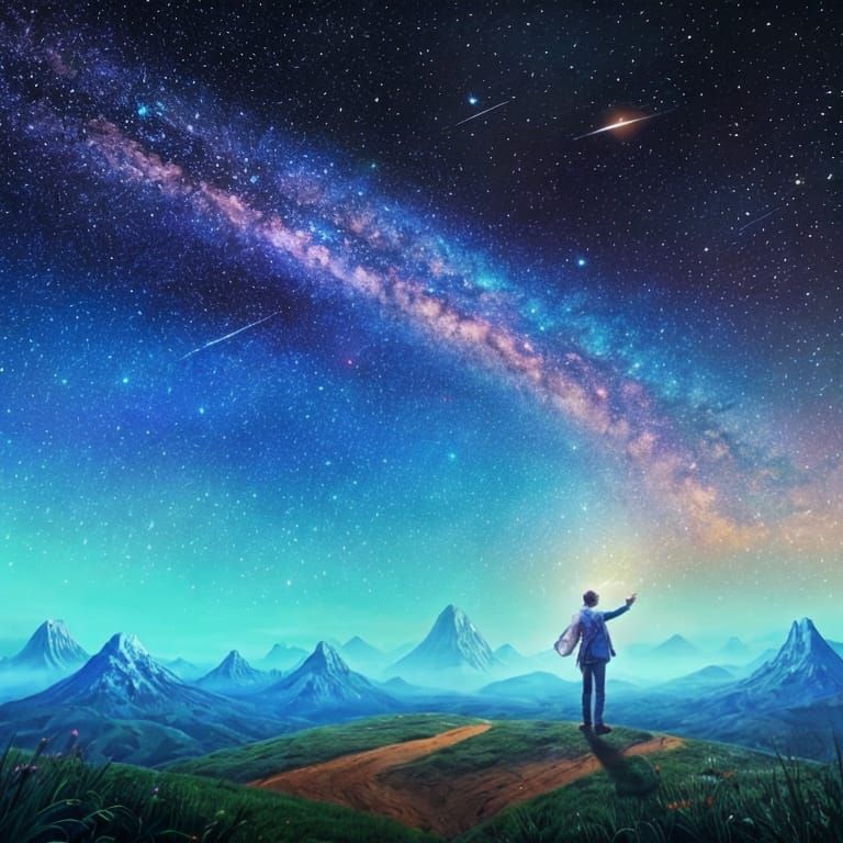 Celestial Super Ant Meets Wishing God in a Magical Universe