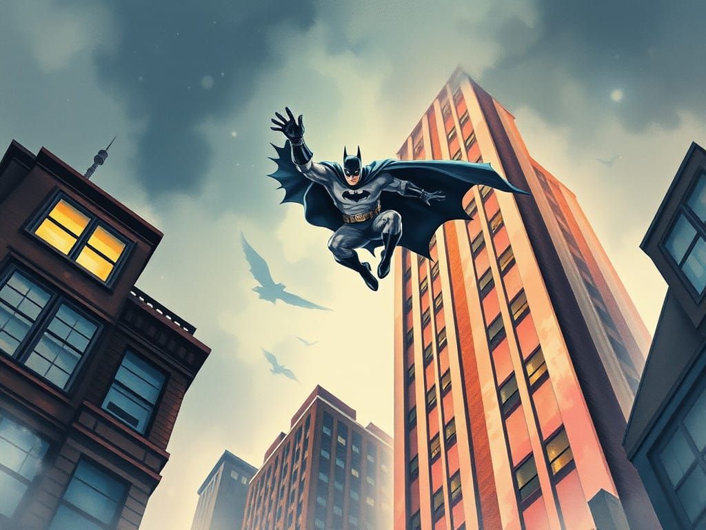 Batman in a Cinematic Leap
