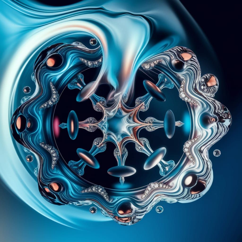 Water Cycle Symphony in Ethereal Light