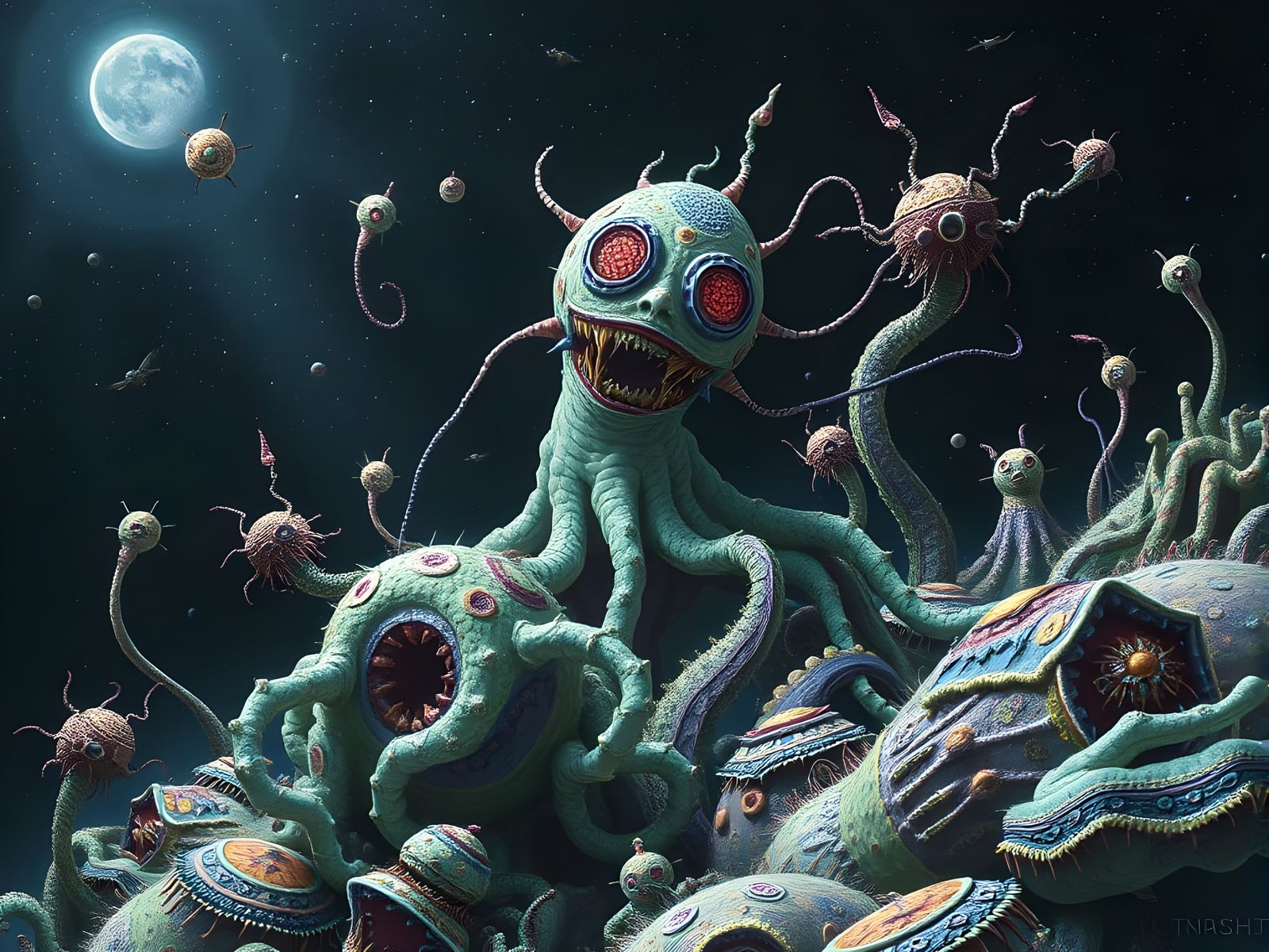 Abstract Cryptic Lifeforms