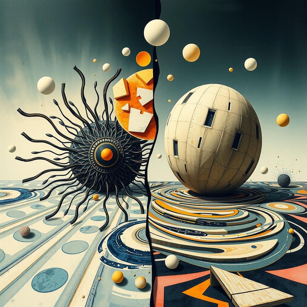Surreal Juxtaposition: Microscopic Meets Enormous in Dreamsc...