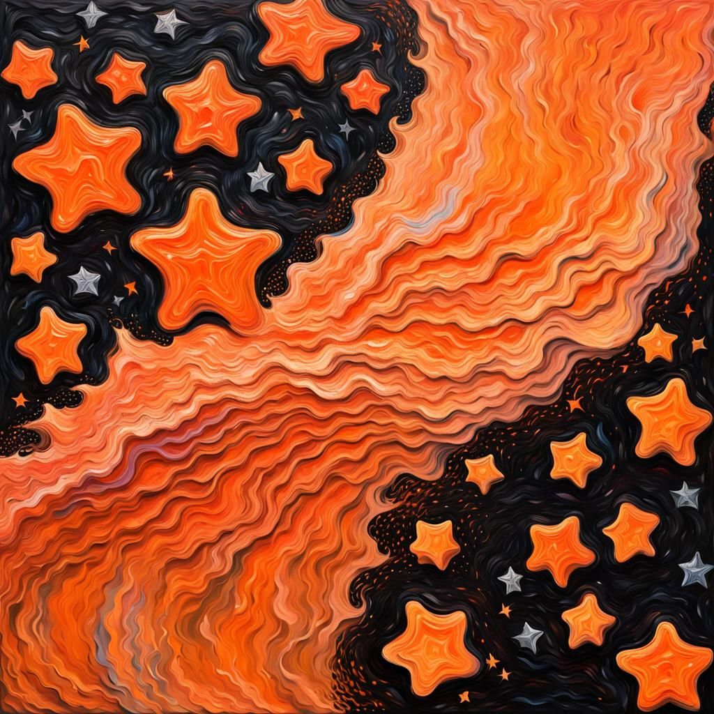 Electromagnetic Orange Coils Surround Newborn Stars: Impasto...