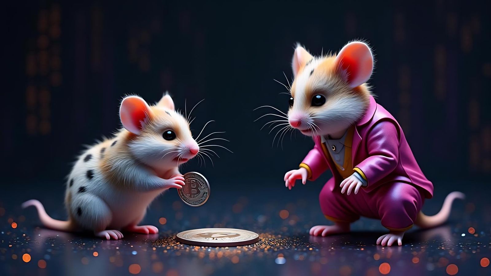 Hamster's Bitcoin Feast: A GTA-Style Crypto Scene