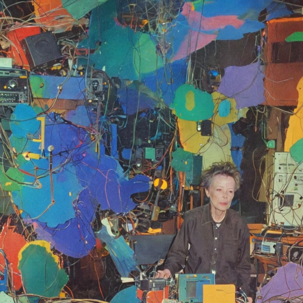 Laurie Anderson in Surrealist Avant-Garde Portrait