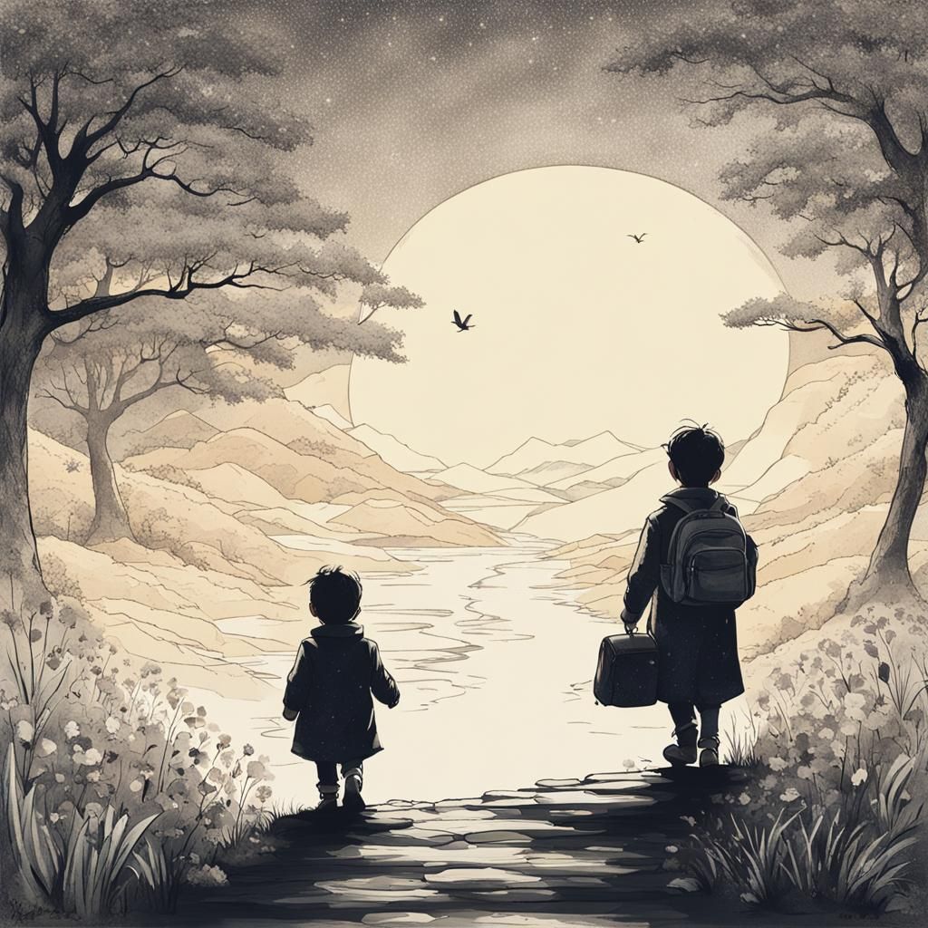 Path to Kindness: An AI-Generated Vision