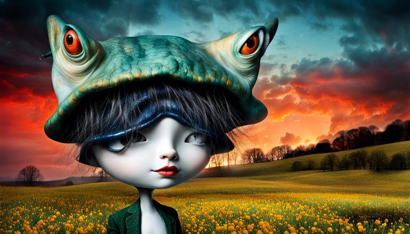 Surreal Alien Restaurant Celebration: Hyperrealistic Photogr...