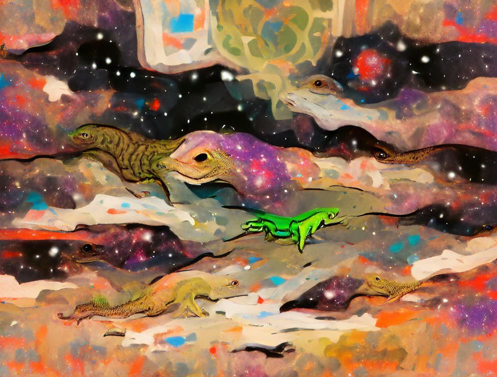 The Last Lizard in the Universe