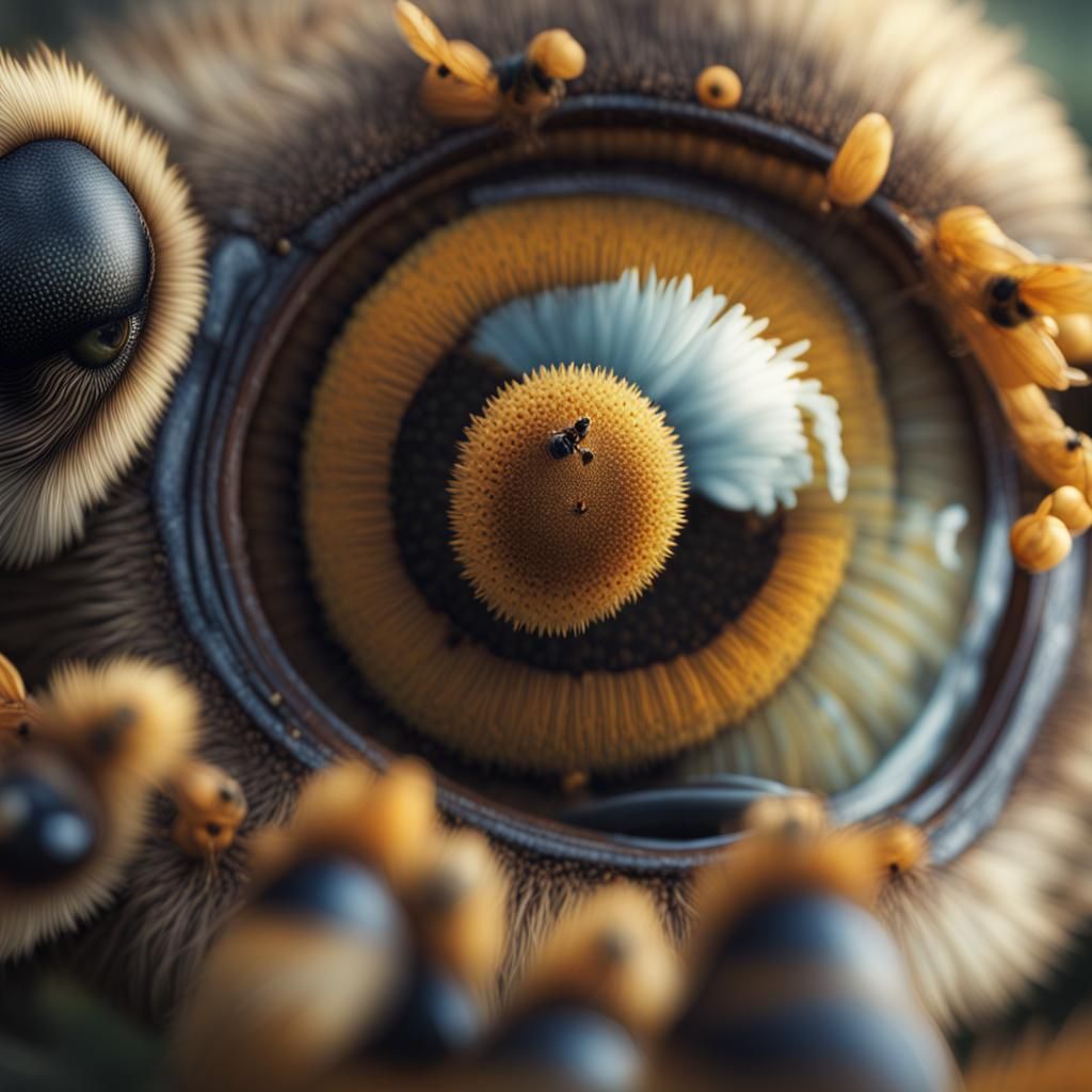 Through a Bee's Eye: Epic Digital Painting