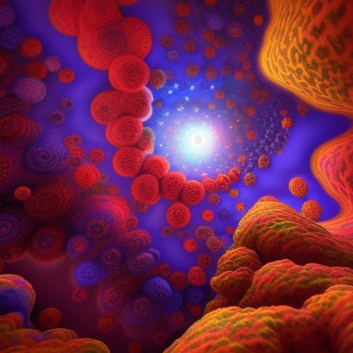 Fantastical Infinite Mandelbrots in Detailed Digital Paintin...