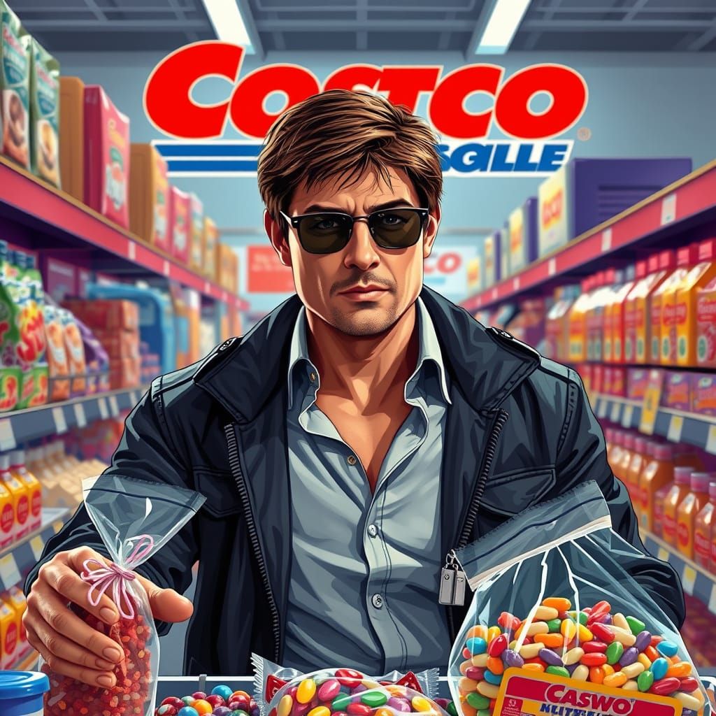 😎Ethan Hunt from Mission Impossible shops at Costco🛒