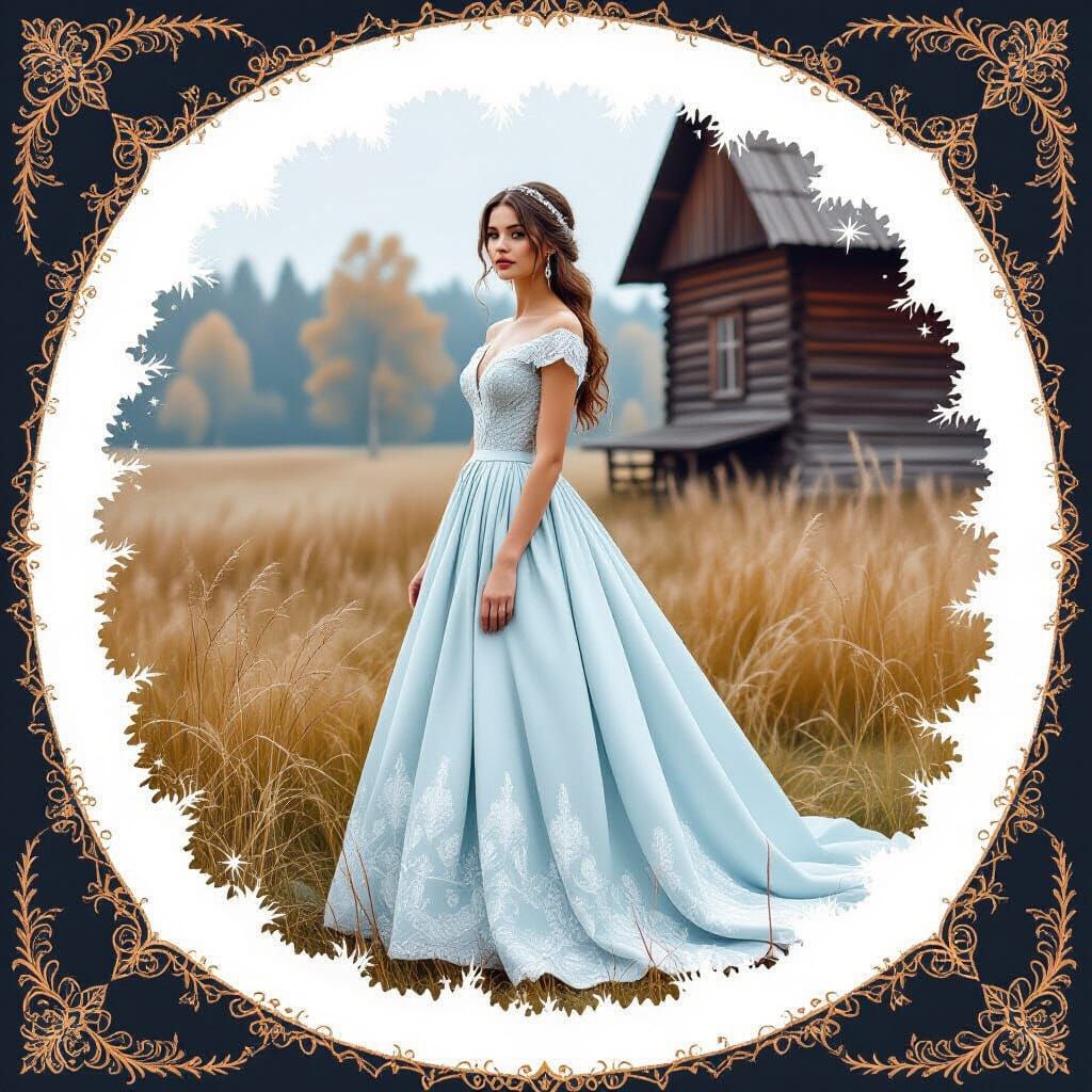 Glowing Blue Cat in the Dark: Detailed Sci-Fi Art