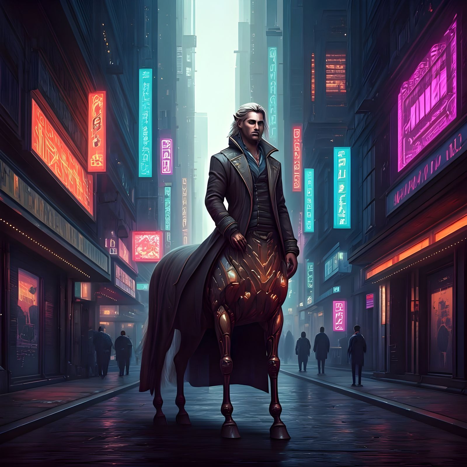 cyberpunk centaur