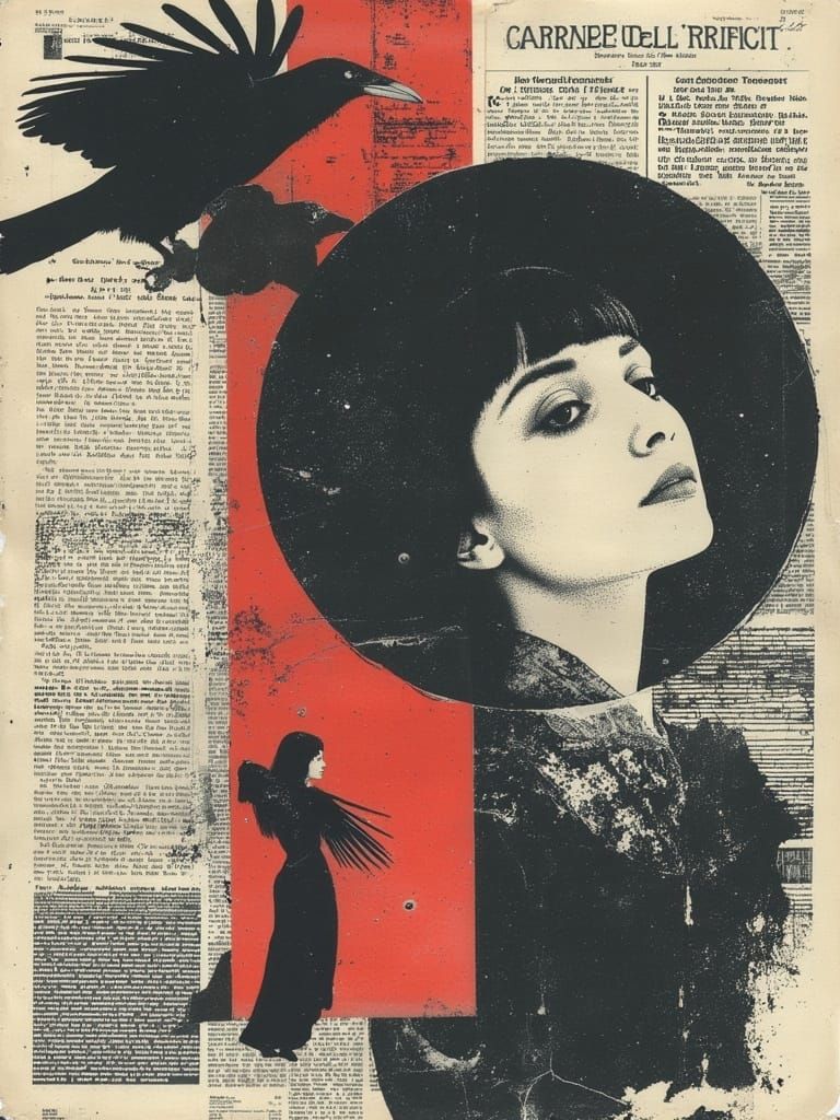 Carmen Dell’Orrifice Portrait in Magical Realism Style