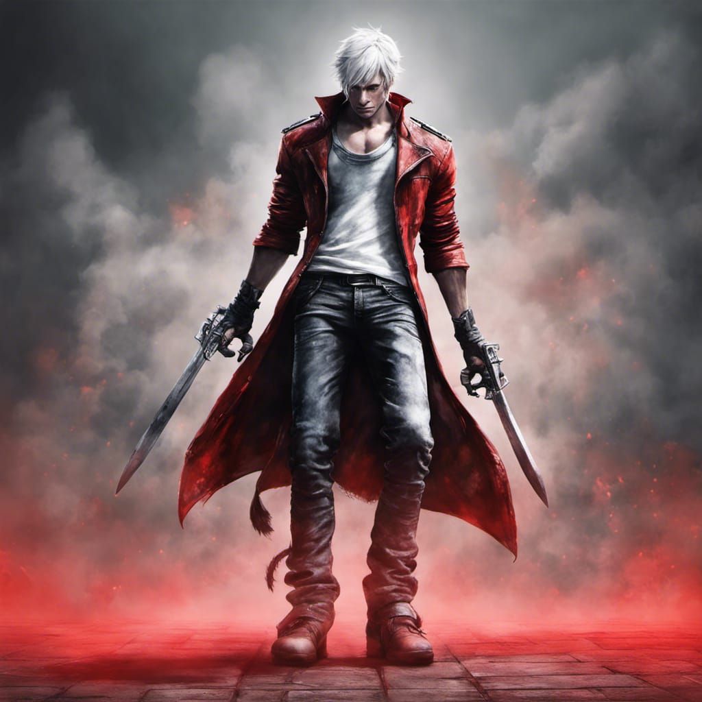 Dante and Shrek Hybrid Charcoal Illustration