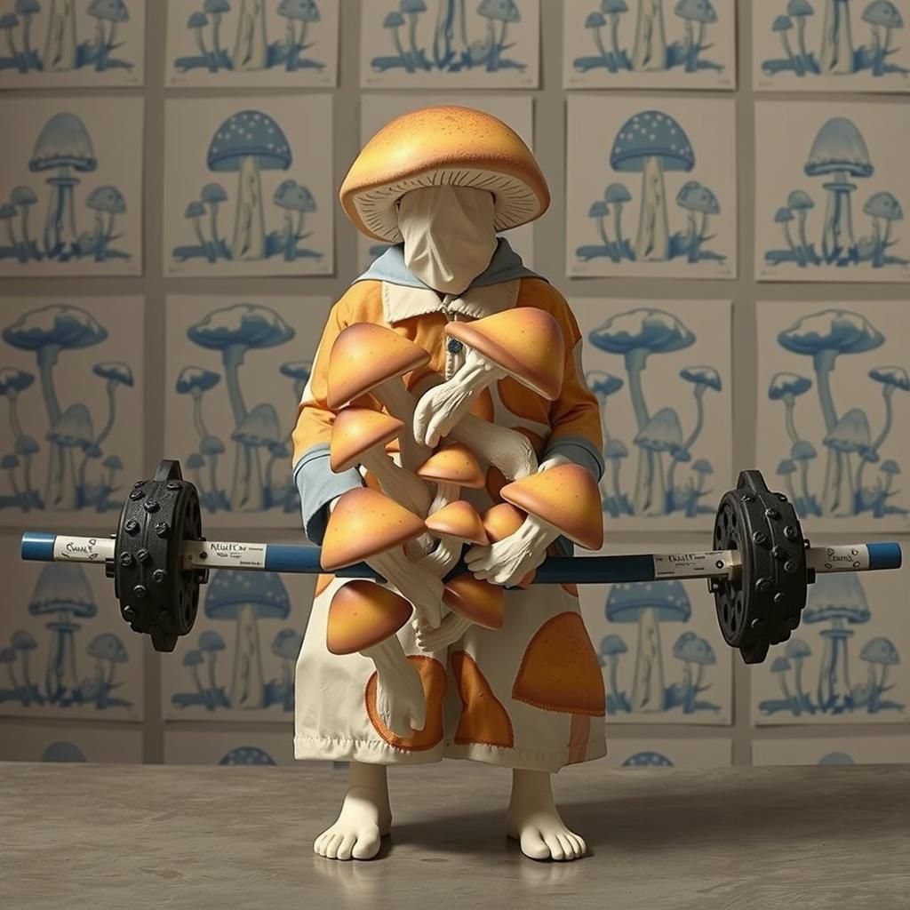 Glowing Mushrooms: Porcelain Sculptors in a Dreamy Studio