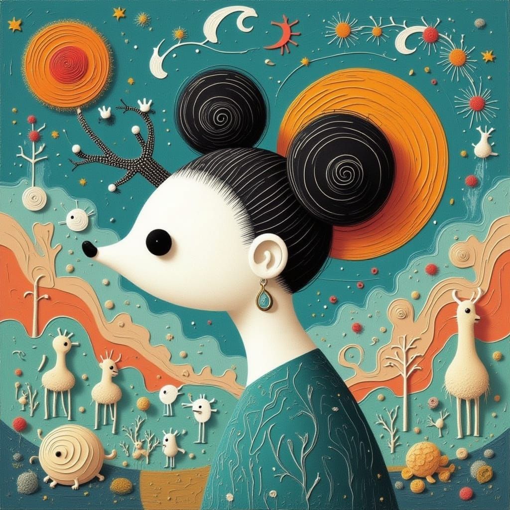 Ethereal Portrait with Dreamlike Qualities