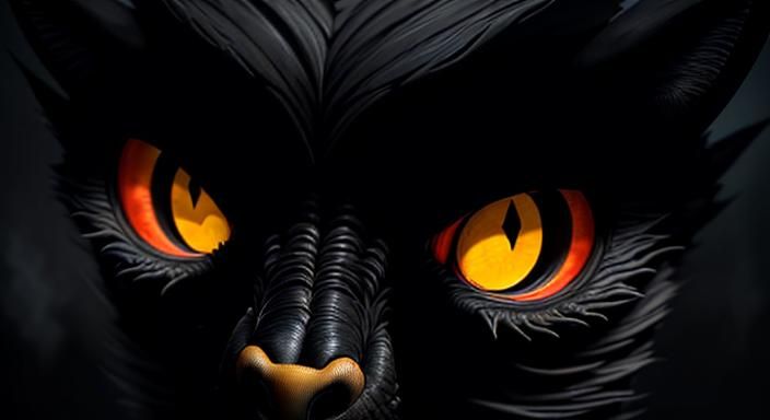 Hyperrealistic Feline Deathclaw Monster Portrait