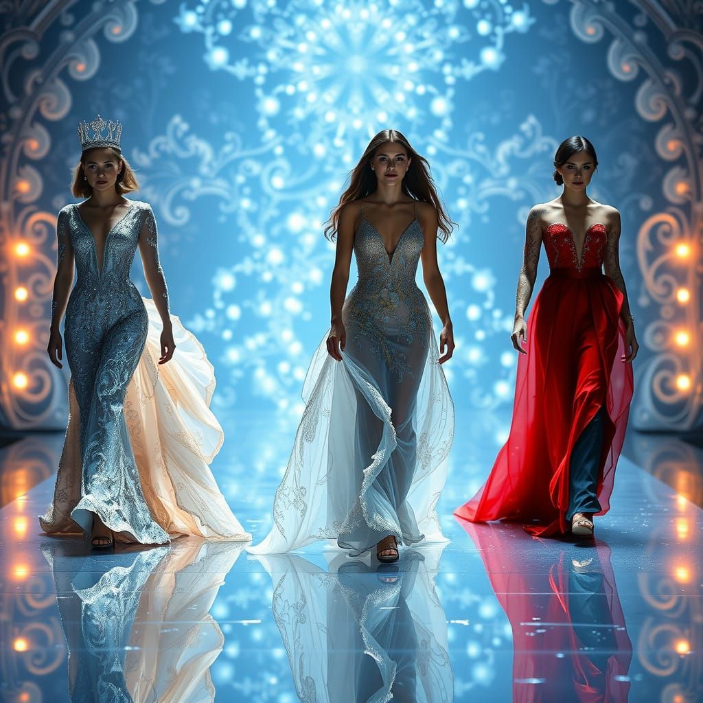 Seasonal Goddesses Walk the Runway in a Vibrant, Timeless Di...