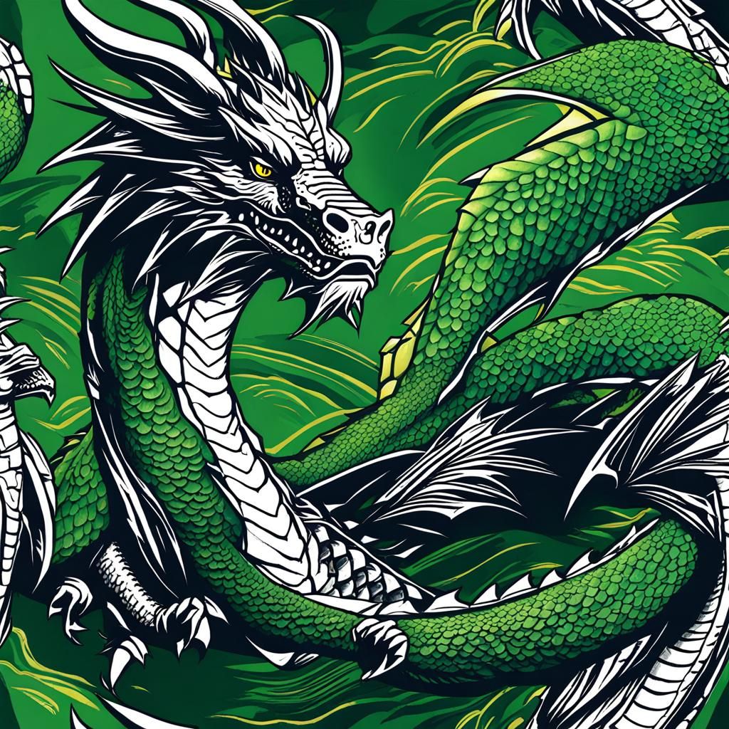 Dragon Image Generated from Simple Prompt