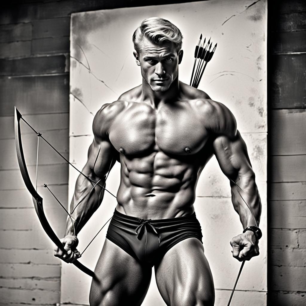 1950s Style Male Physique Photography of Archer