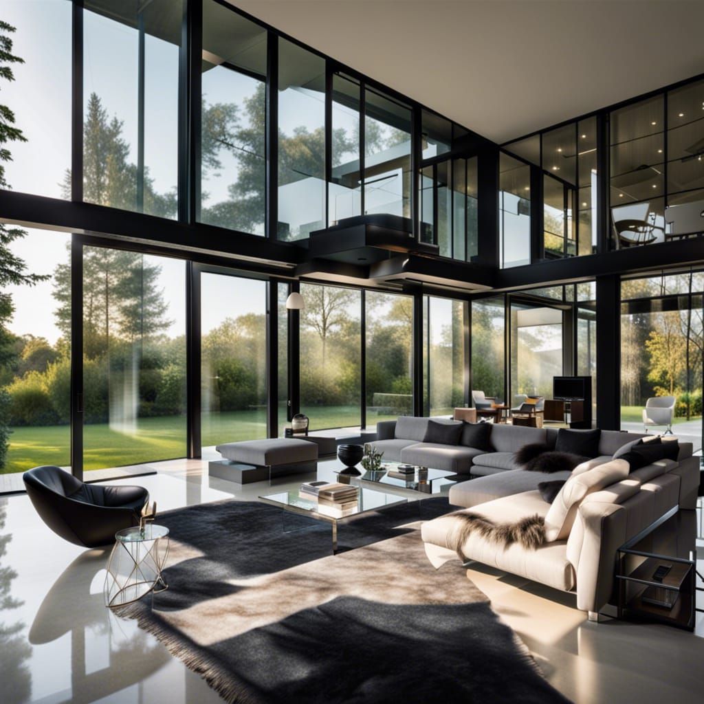 Modern Luxury Home with Glass Architecture