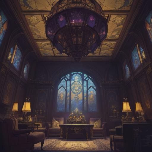 Enchanted Igloo Interior Concept Art